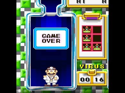 Dr Mario Against The Computer on Hard Level 20