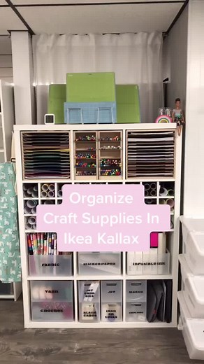 Craft Room Organization with Ikea Kallax: Ideas & Inspiration