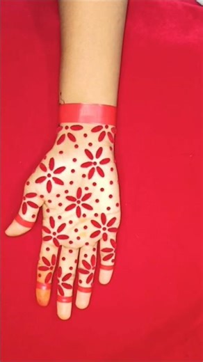 polki dot easy mehndi design tricks /mehndi for beginners #mehnditrick#cellotamehndi#viralshort