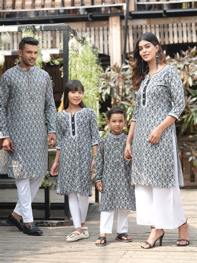 Create lasting bonds through fashion with Mirror's family dress collection! Explore our range of coordinated outfits and celebrate unity in style. 👨‍👩‍👧‍👦💖 #Mirror #MatchingMoments #FamilyWear | Mirror