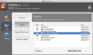 Ccleaner Pro Edition 1.14 Full Mac OS X Version