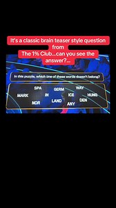 The 1% Club quiz: spot the country pair in 30 seconds