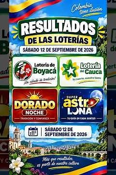 ✅ RESULTS TODAY: Boyacá, Cauca, Dorado and Astro Luna - Saturday, September 12, 2026 #shorts