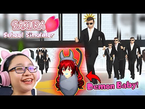 Sakura School Simulator Gameplay - Im a Demon Baby!!! - Let's Play Sakura School Simulator!!!