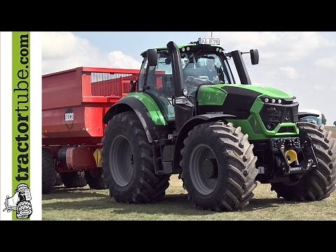 Deutz-Fahr 9340 TTV im Einsatz - Premiere auf der Potato Europe 2014