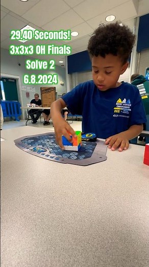 29.40 Seconds! CMTE ‘24 - 3x3 OH Finals, S2 #cube #speed #fun #race
