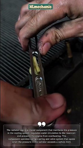tricks for tightening the radiator cap #mechanic #ideas #tipsotomotif #repair