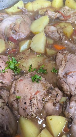 Pollo estofado receta de manual. #polloestofado #estofadodepollo #estofado #estofados