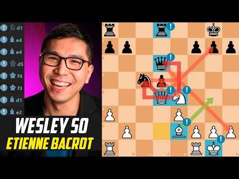 ♟️ Wesley So OUTCLASSES Etienne Bacrot! [Stockfish 17]