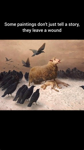 Anguish (1878) by August Friedrich Schenck💔 #art #painting #paintingexplained #shorts #artwork