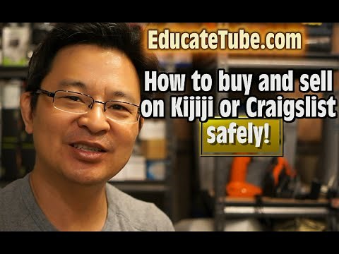 How to buy and sell on Kijiji or Craigslist Safely, the Smart Way