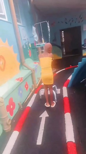 This is how getting up and exercising helped her. Moving and stretching while on an IV helps blood flow, lowers the risk of clots, and eases stiffness. It also boosts circulation, which is why we encouraged her to exercise as often as possible.And to see her pushing her IV doesn't mean that she was neglected noo! | Baby Thelma