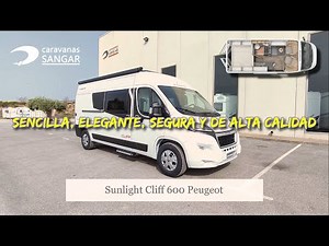 2024 Sunlight Cliff 600 - Sencilla, elegante, segura y de calidad - CARAVANAS SANGAR
