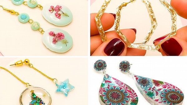 Step-by-Step DIY Resin Earrings: Fun Jewelry Making Tutorial for Beginners