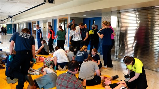 BYU EMS performs biannual mass casualty incident drill