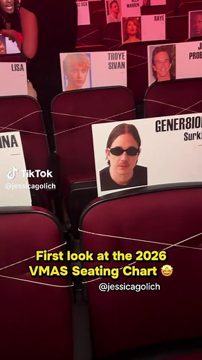 First look at the 2026 VMAS Seating Chart 🤩 #vmasseatingchart #vmas #vmas2026 #vmas26 @CBS @Paramount @MTV
