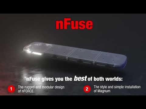 SoundOff Signal nFUSE Lightbar | Blue-Print Enabled, Quick install with CAT5 connection