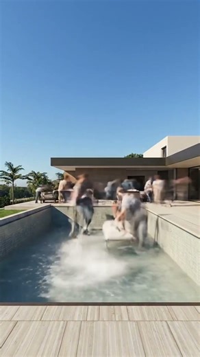 UNBELIEVABLE Infinity Pool Transformation! 😱✨ #backyarddesign