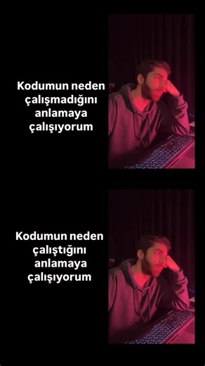 Ahmet ÇAKIR on Instagram: "Hangisi daha zor 😏😏 #yazılım #software #bilişim #developer #kod #python #programming #javascript #programmer #programlama #teknoloji #ios #android #mobil #pythoncode #html #java #coding #code #yazılımmühendisliği #reels #kodlama #keşfetteyiz #yapayzeka #programminglife #komedi #bilgisayarmühendisligi #bilgi #sibergüvenlik #web"