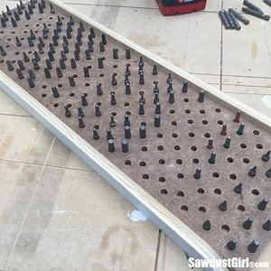Sliding Tray - Drill Bit Storage