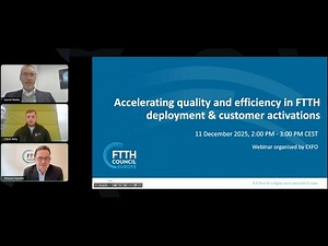 [WEBINAR] Accelerating quality and efficiency in FTTH deployment & customer activations