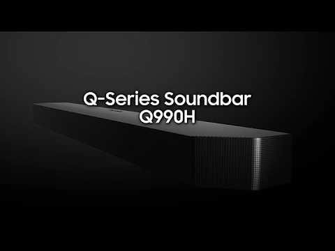Complete your show with the symphony of sound | Samsung Q-Series Soundbar Q990H