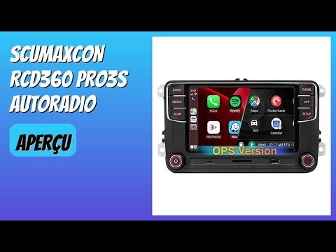 AVIS (2026) : SCUMAXCON RCD360 PRO3S Autoradio. DÉTAILS