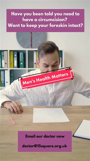 Have you been told you need to have a circumcision? Want to keep your foreskin intact?You need a second opinion.Talk to our foreskin friendly doctor for free.15 Square is a men's health charity.We rely on donations but our advice is always free.Email our doctor nowdoctor@15square.org.uk#circumcisions #circumcised #circumcision #circumcisionharms #secondopinion #doctor #charity #MensHealth