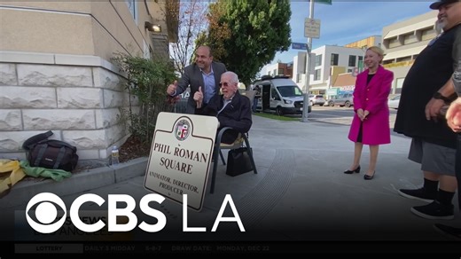 Iconic animator and director Phil Roman honored with square dedication in Toluca Lake