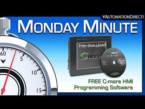 Free C-more HMI Programming Software from AutomationDirect