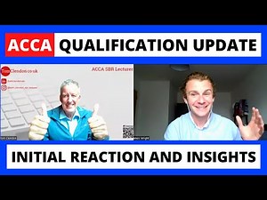 ACCA qualification update! Initial reaction and insights from top ACCA tutors @acca