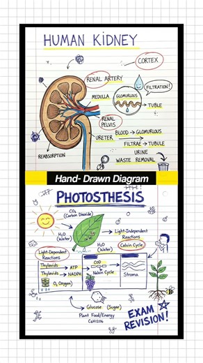 Free Hand Drawn Diagrams Trick 🌟📚🫆 #handwrittennotes #notes #gemini