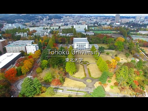 ドローンで見る東北大学川内キャンパス