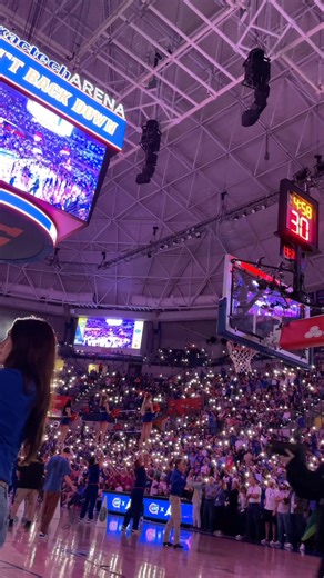 Fan's sing Tom Petty's I Won't Back Down during Florida's win over Tennessee in Exactech arena. | Gatorsports