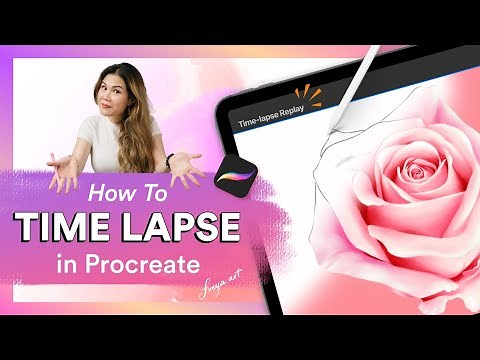 Screen Recording iPad Drawing: How to Time Lapse in Procreate! 🕒