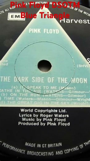 Pink Floyd DSOTM LP Blue Triangle