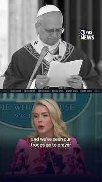 Pope Leo vs. White House on waging war