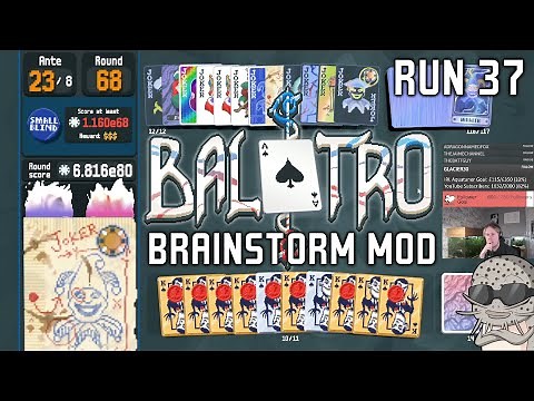 Finding An Overpowered Seed with Balatro's Brainstorm Mod! Highlights