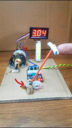 Smart Science Tech Project#dcmotor #tech #shorts