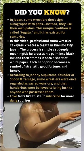 Sumo Wrestler’s Sacred Handprint Tradition – Tegata Explained!