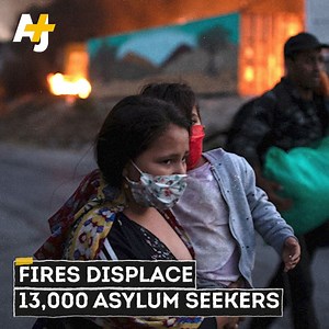 54K views · 778 reactions | Thousands of asylum seekers in Greece are sleeping on the streets, after fires destroyed most of the Moria refugee camp. "We have lost everything ... We don't know where we are going to sleep." | AJ+ | Facebook