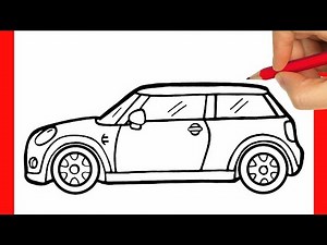 HOW TO DRAW A CAR EASY STEP BY STEP - DRAWING AND COLORING A CAR EASY