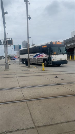 NJT 2018 MCI D4500CT #18063 on Route 410