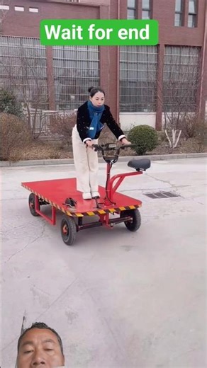 Amazing electric car!fun test drive #funny #viralvideo #respect #comedy