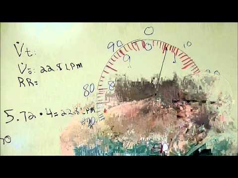 Reading a Wright's Spirometer