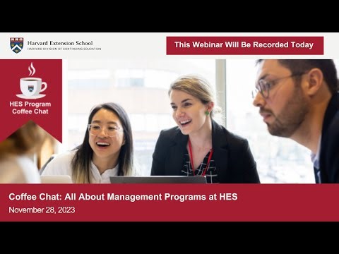 Coffee Chat: All About Management Programs at HES