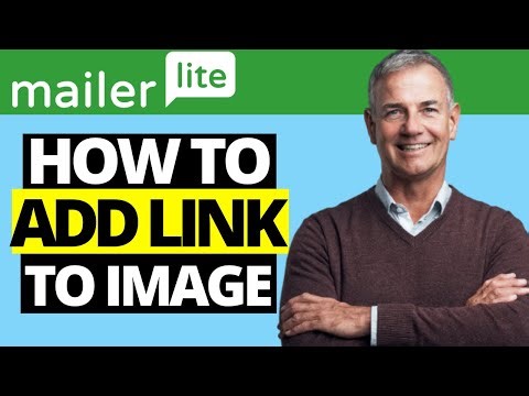 How To Add Link To Image in MailerLite Email