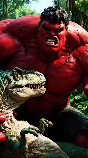 Hulk's Unexpected Dinosaur Surprise for Mom