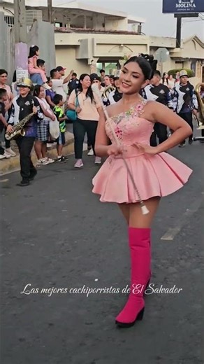 💃 Bellas Cachiporristas de Liceo Marching Band 🎵 #musicband #baile #palillonas #desfile #bastoneras