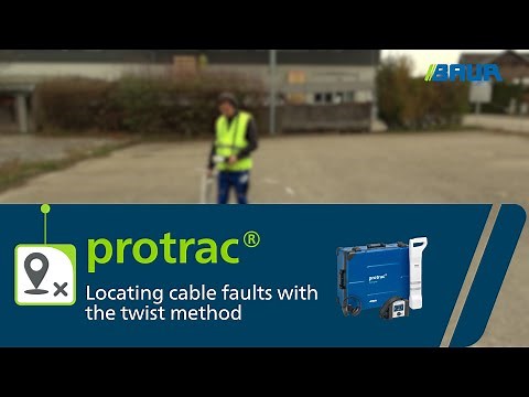 Video tutorial for locating cable faults with the twist method